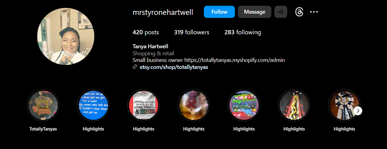 Tonya Hartwell Instagram