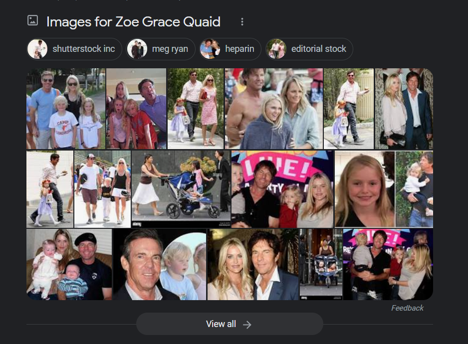 Zoe Grace Quaid Biography