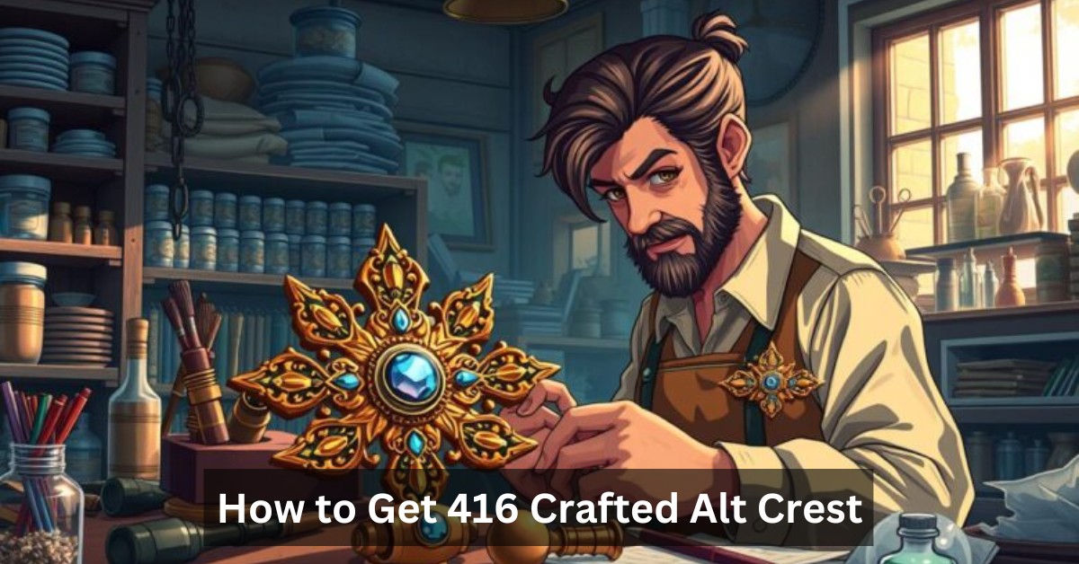 How to Get 416 Crafted Alt Crest