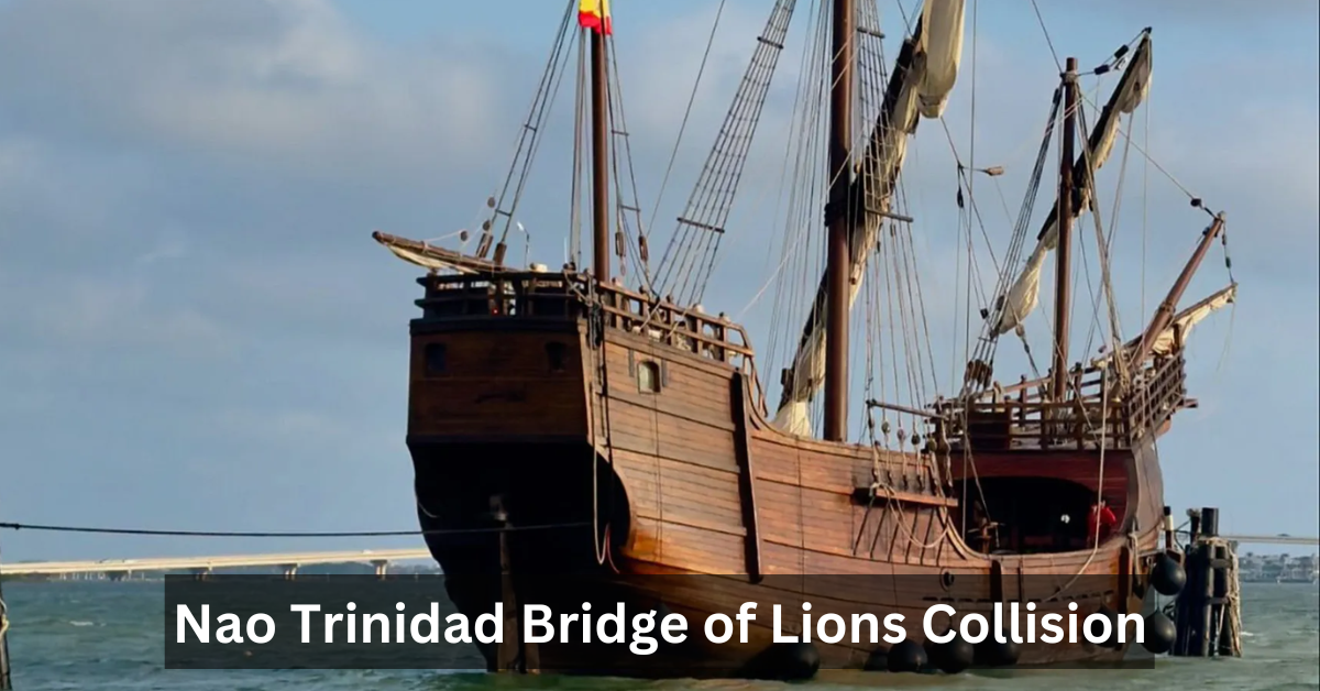 Nao Trinidad Bridge of Lions Collision