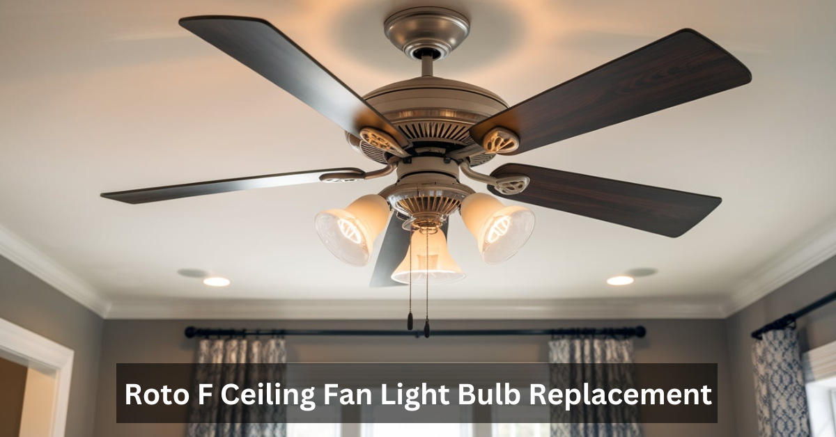 Roto F Ceiling Fan Light Bulb Replacement