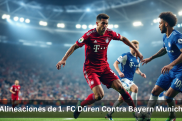 Alineaciones de 1. FC Düren Contra Bayern Munich