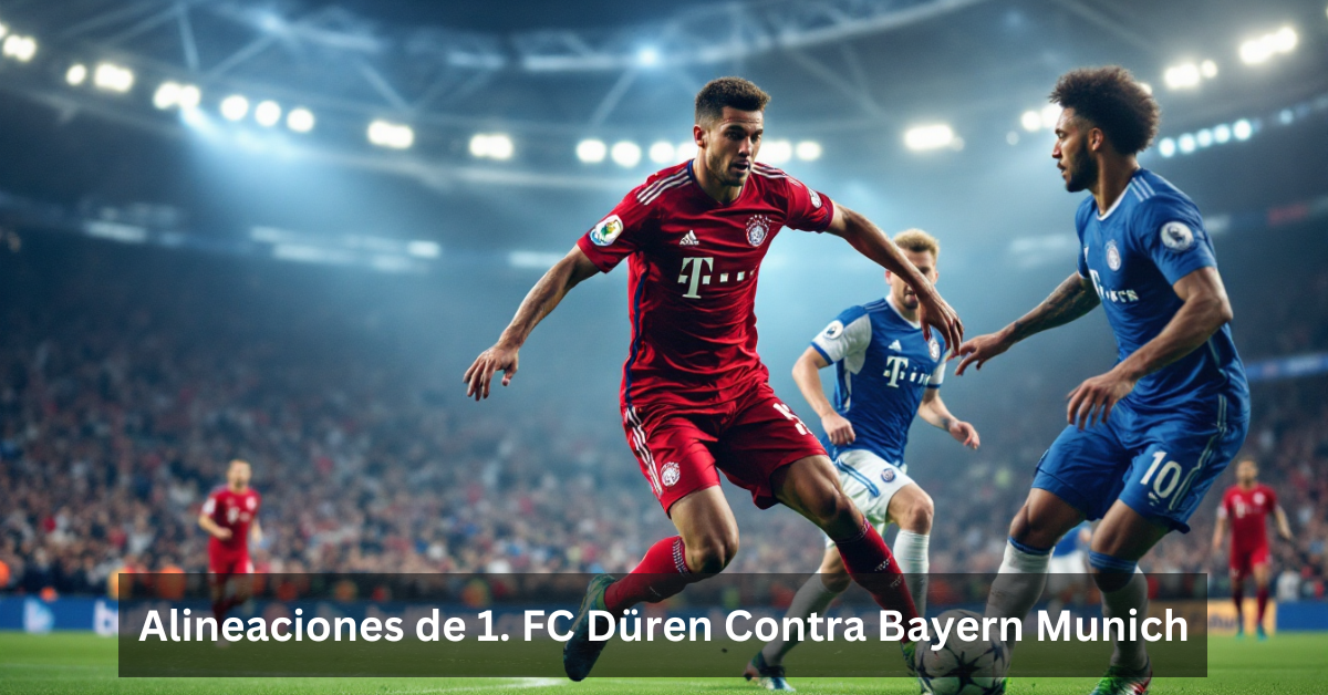 Alineaciones de 1. FC Düren Contra Bayern Munich